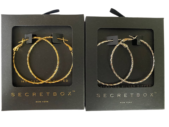 ORECCHINI A CERCHIO INTRECCIATO (GRANDE)