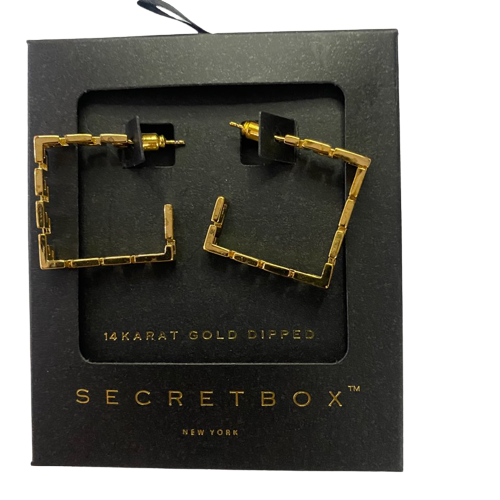 ORECCHINI A MOTIVO QUADRATO