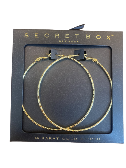 TWISTED HOOP EARRINGS (X-LARGE)