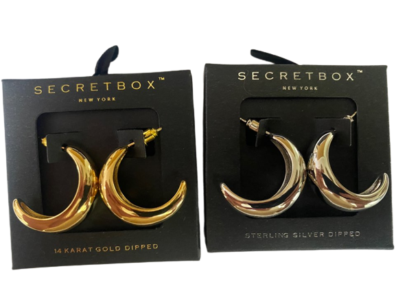 SENSUAL HOOP EARRING (BASIC 25MM)