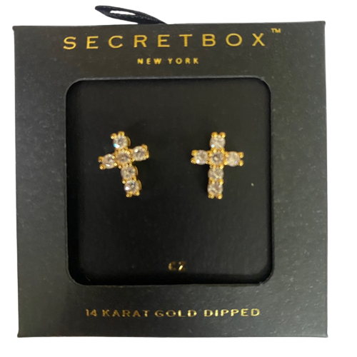 THE GOLD CROSS EARRING