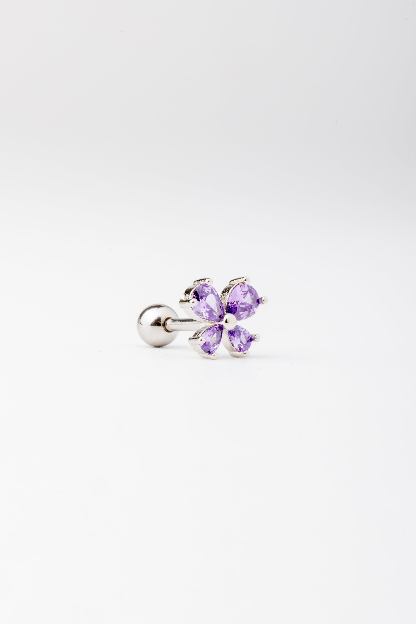 Purple petals Piercing (Ear)