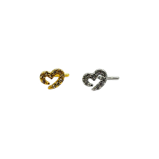 Cuty heart Nosering (L-Pin Type)