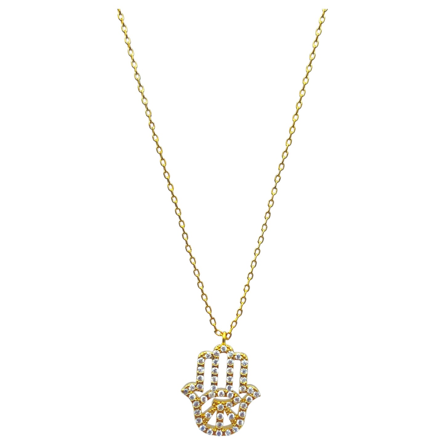 GIANT HAMSA NECKLACE