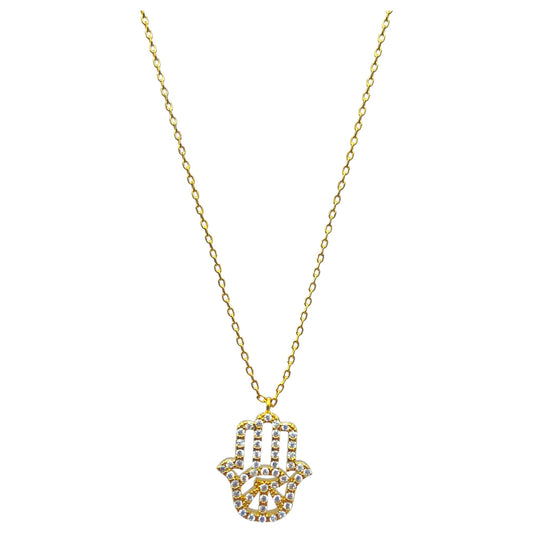 GIANT HAMSA NECKLACE