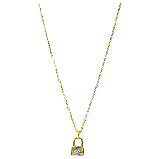 FANCY LOCK NECKLACE