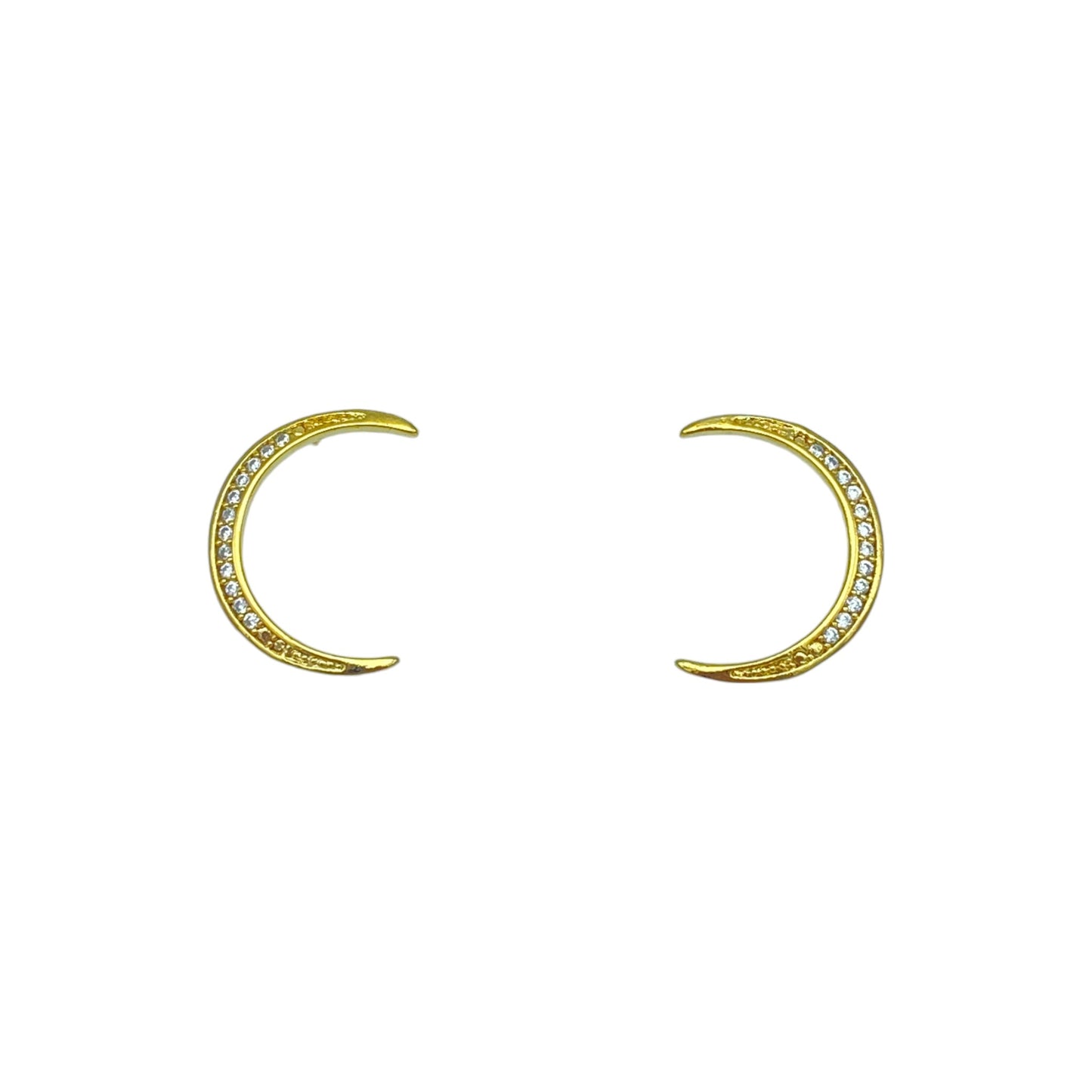 BIG CRESCENT MOON EARRING