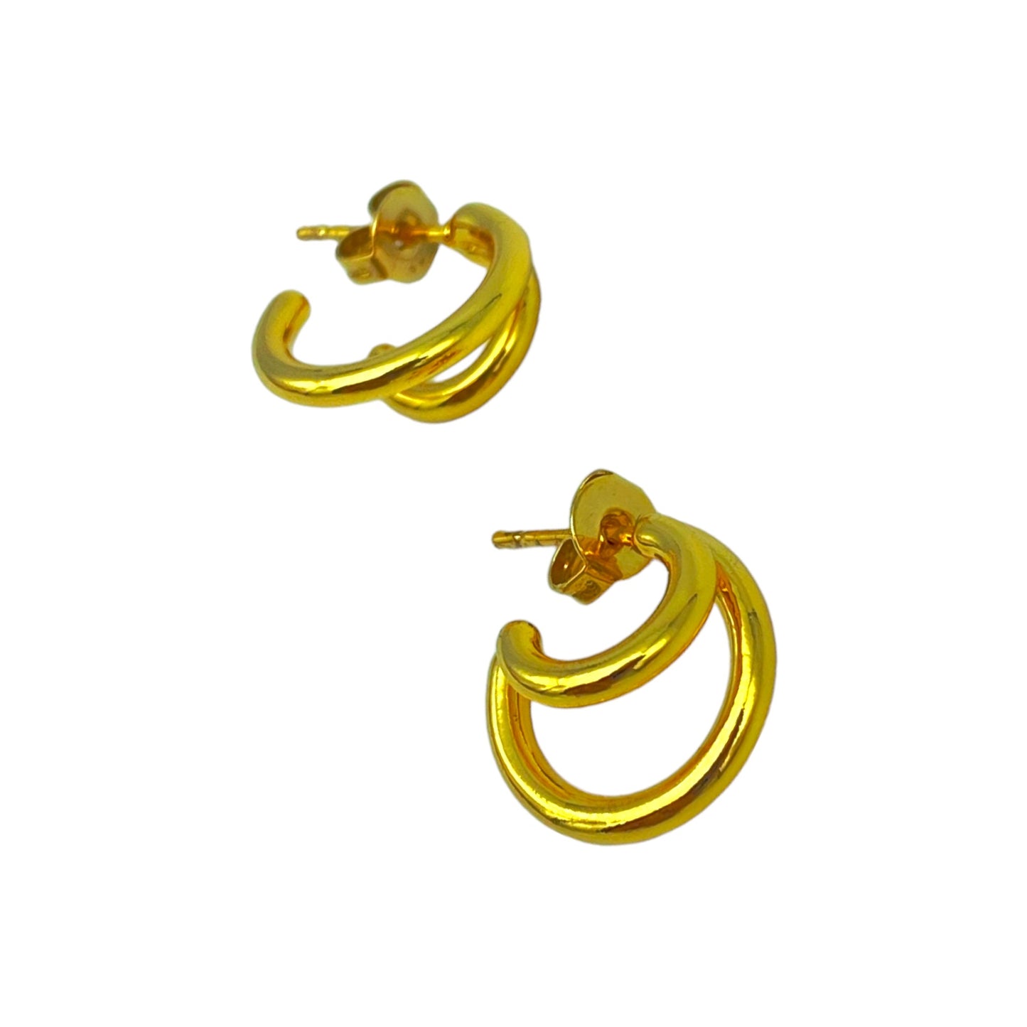 MINI DOUBLE HOOP EARRING