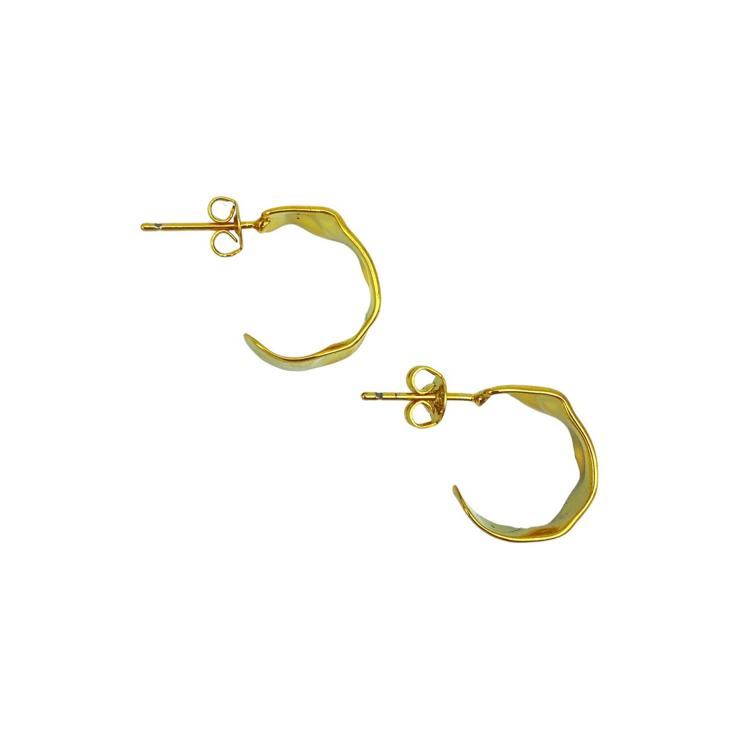 WIDE HOOK HOOP EARRING