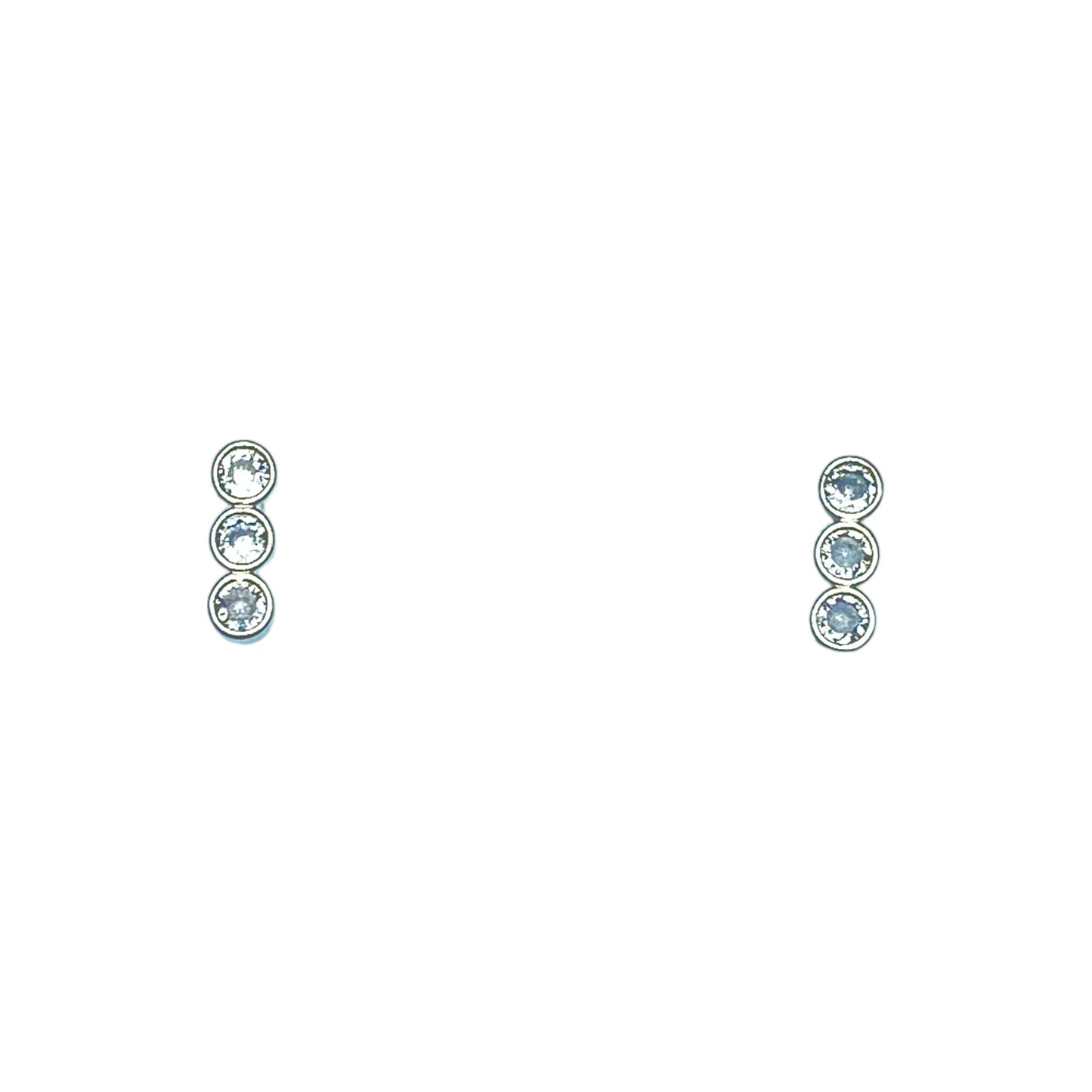 TRIPLET CUBICS EARRING