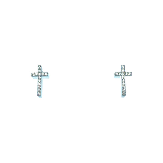 SHINY CROSS EARRING