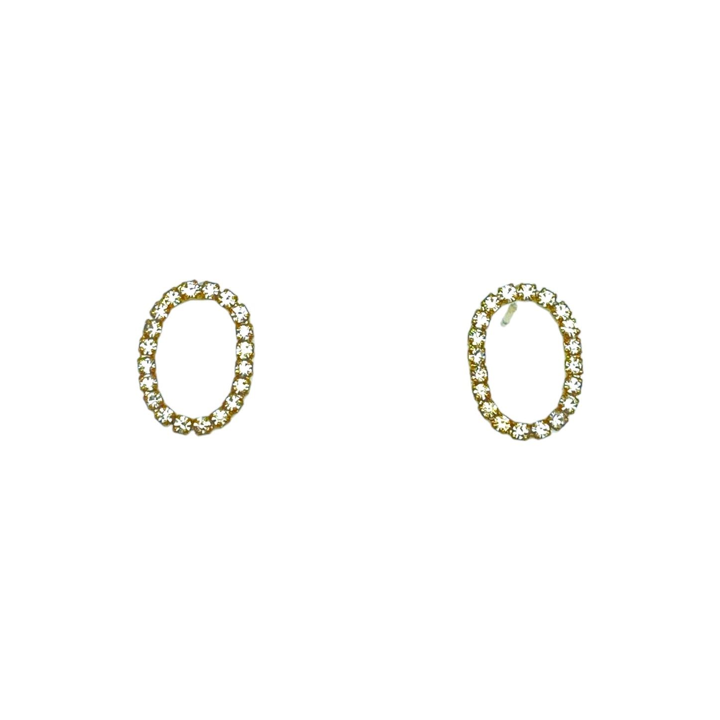 SHINING OVAL EARRING