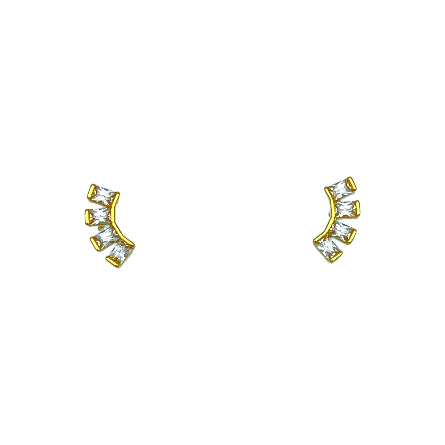 SMALL WING CUBICS EARRING