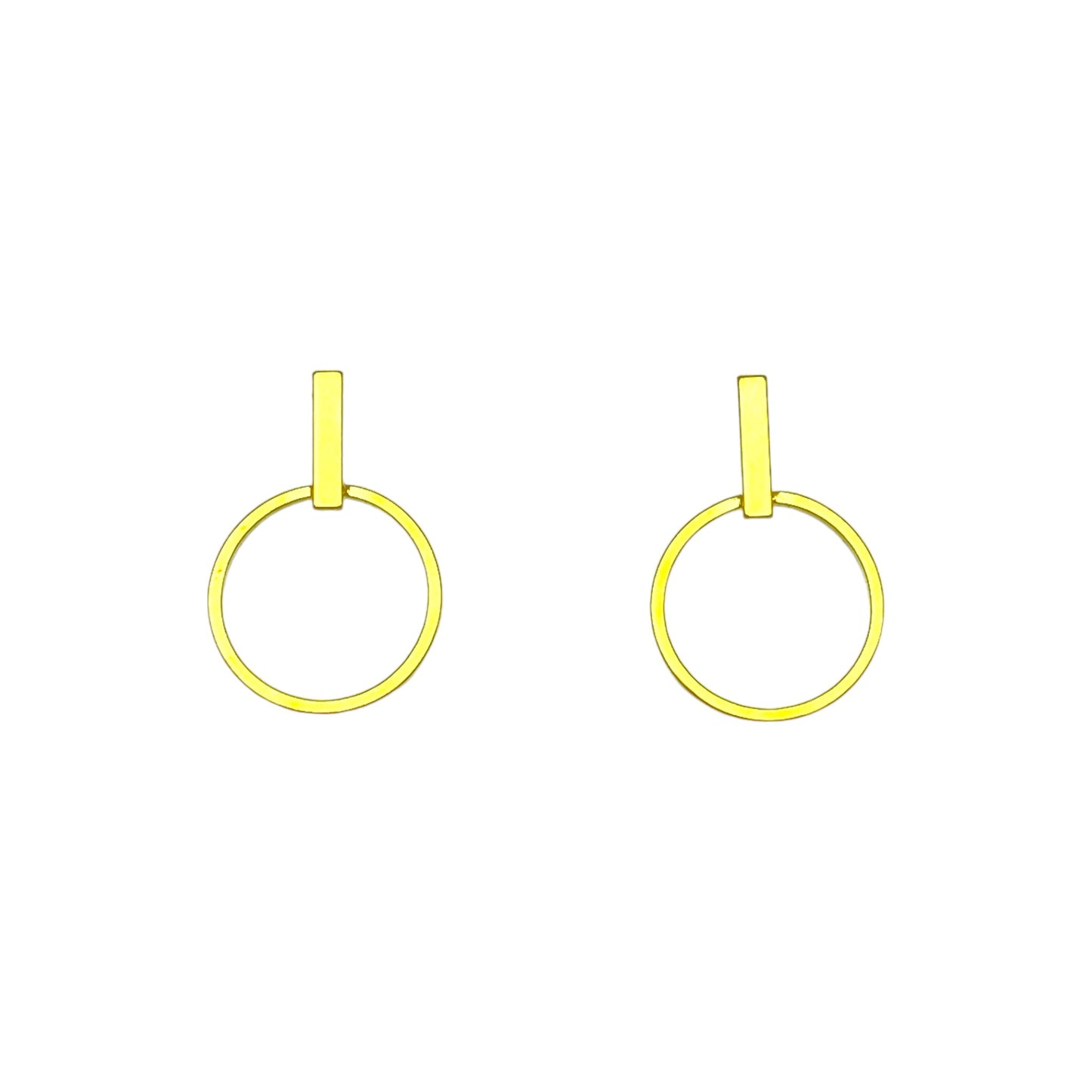 LINE & CIRCLE EARRING