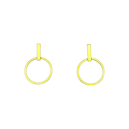 LINE & CIRCLE EARRING