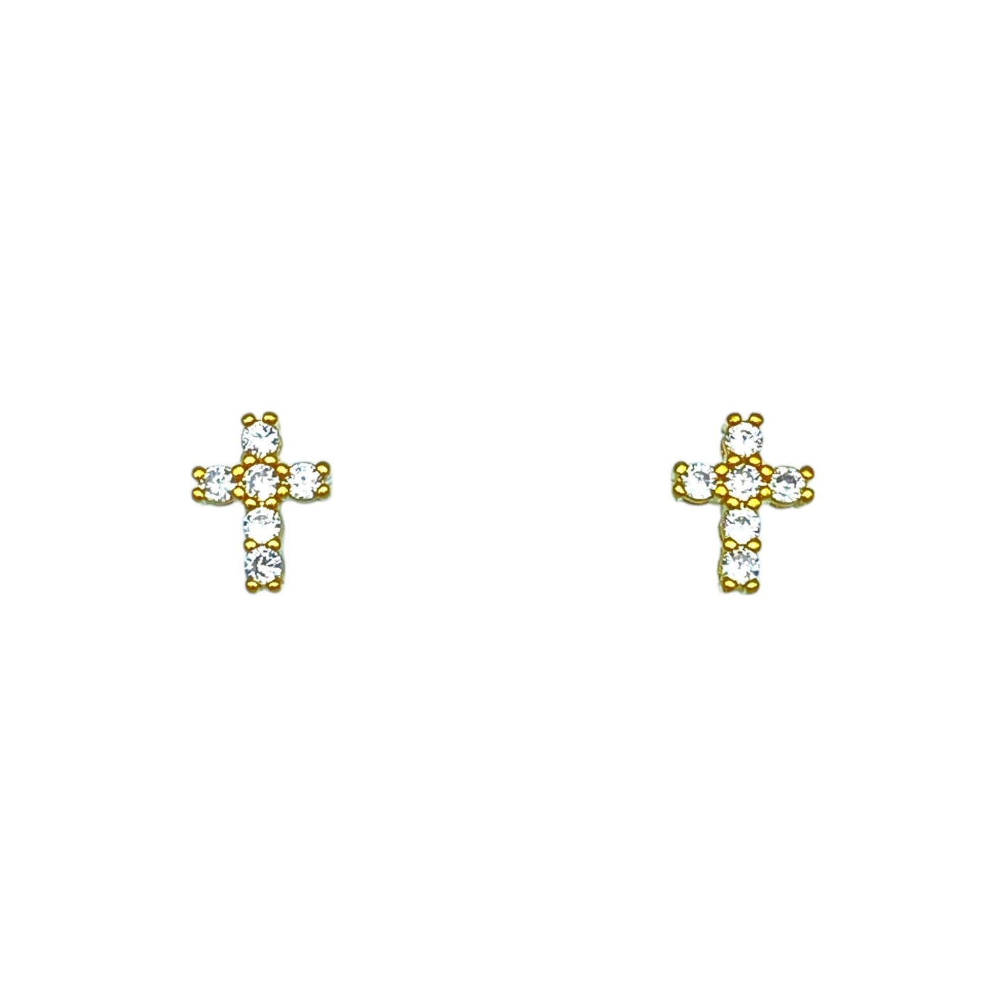 THE GOLD CROSS EARRING