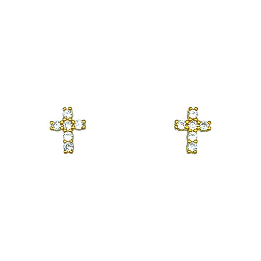 THE GOLD CROSS EARRING