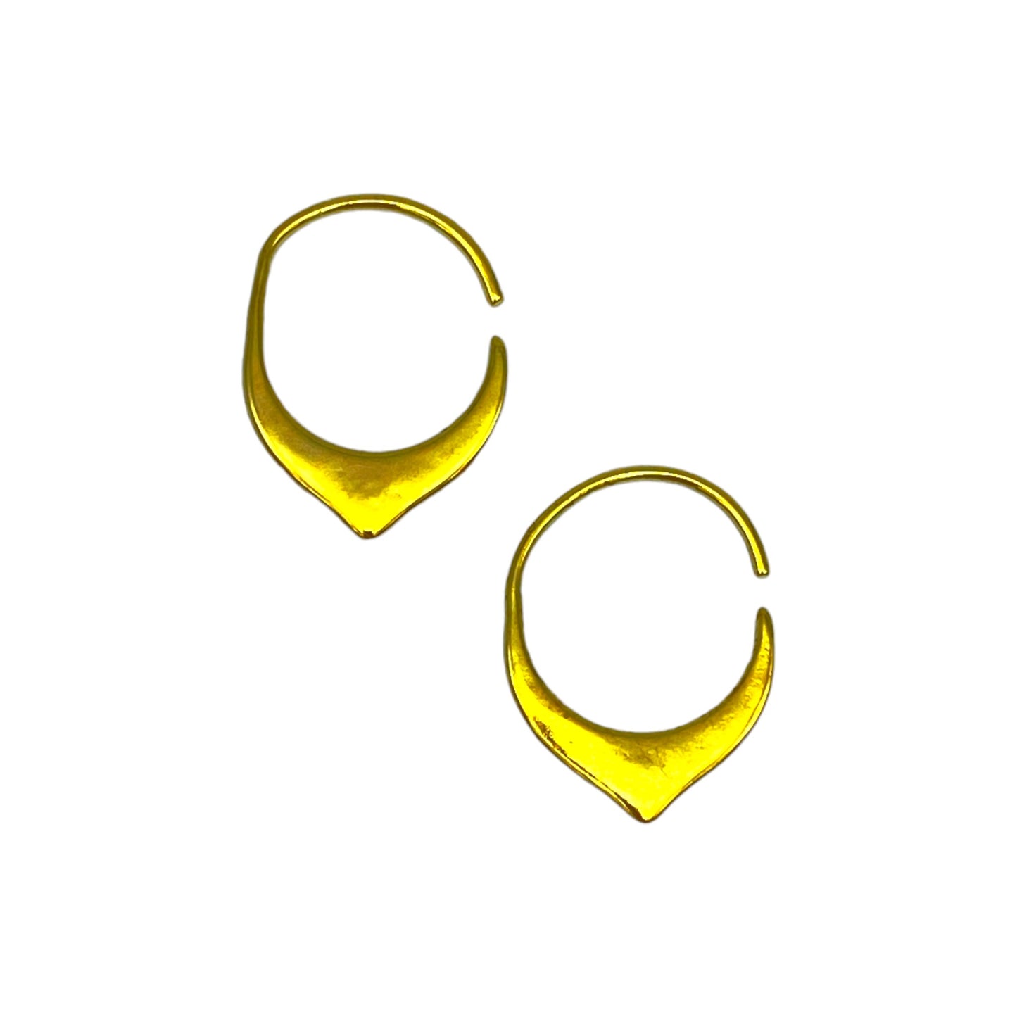 POINTED CIRCLE EARRING