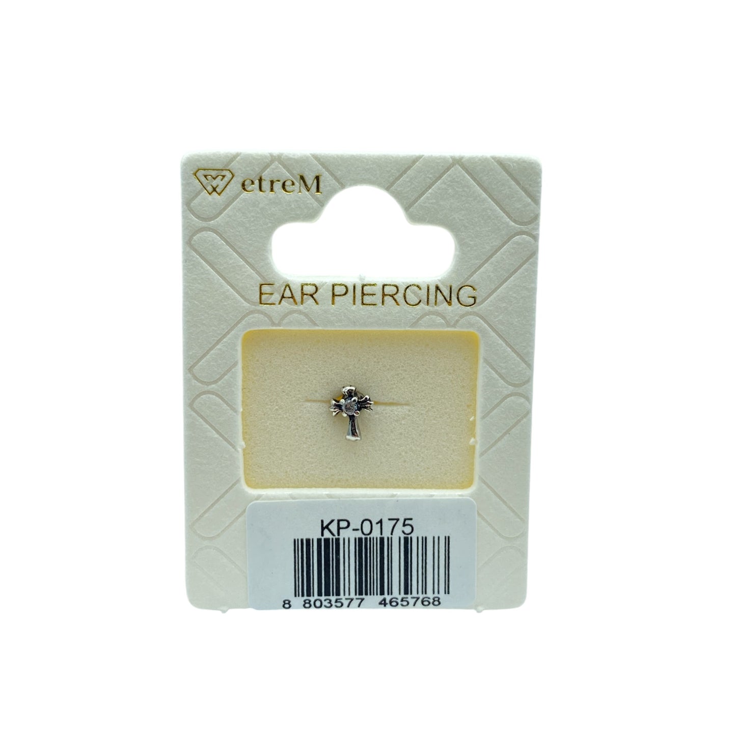 Cubic Vintage Cross Piercing