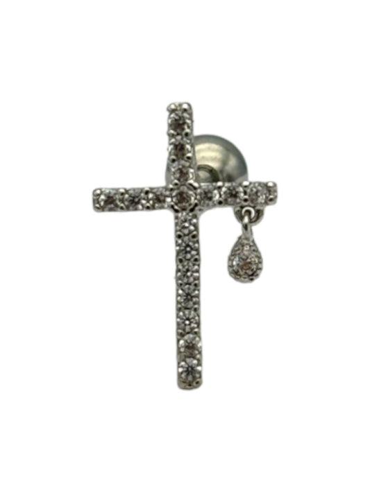 Cross of tears Piercing (Ear)