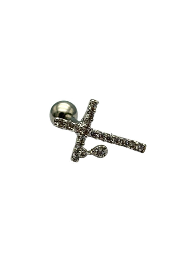 Cross of tears Piercing (Ear)