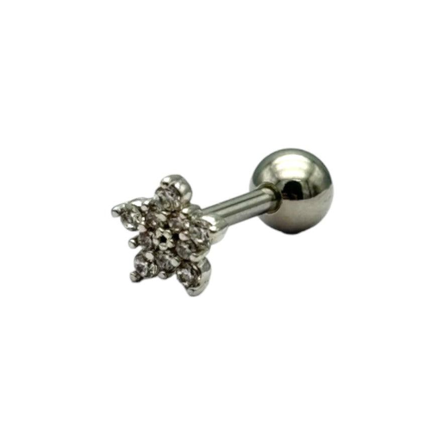 Sparkling small flower  Piercing (Ear)