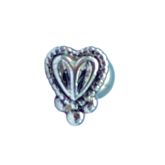 Vintage heart pattern Piercing (Ear)