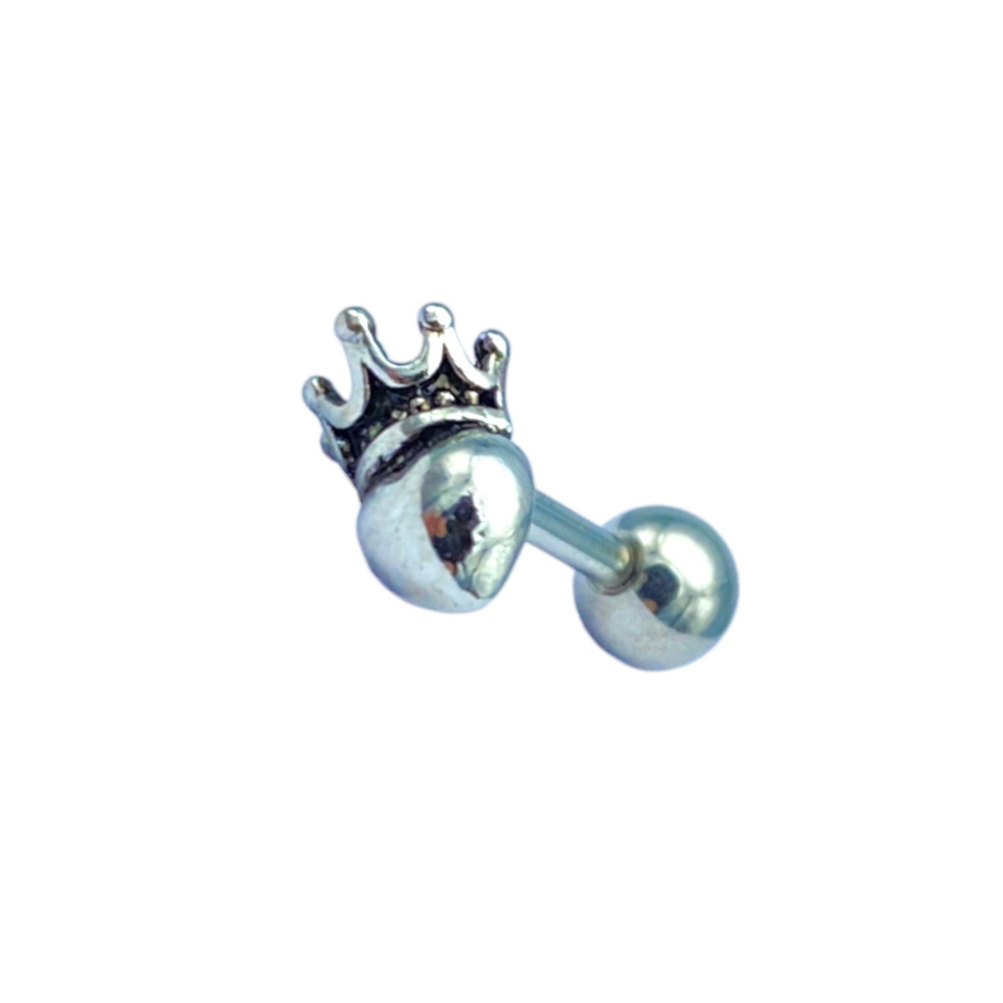 Heart with crown Piercing (Ear)