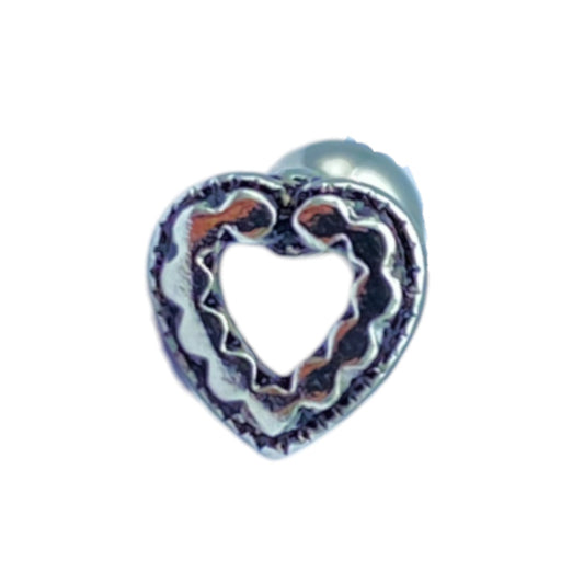 Vintage heart stepping stones Piercing (Ear)