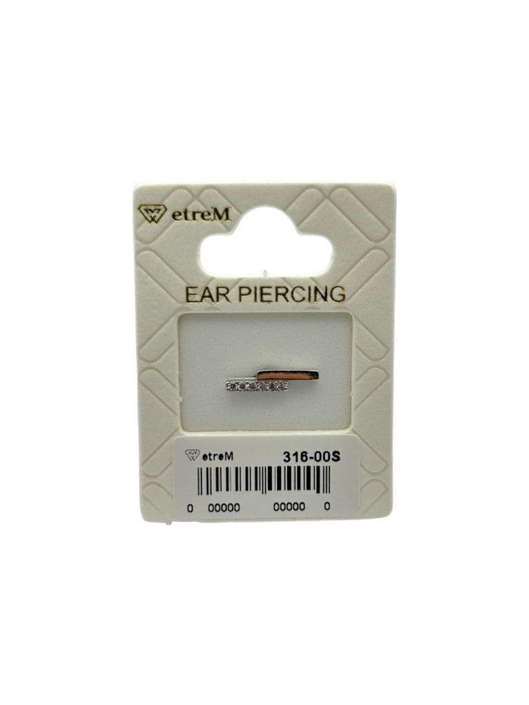 Two Staight Piercing (Ear)