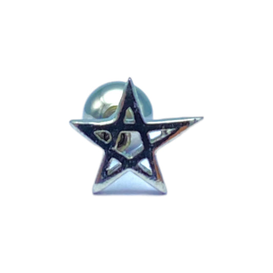 Silver star Piercing (Ear)