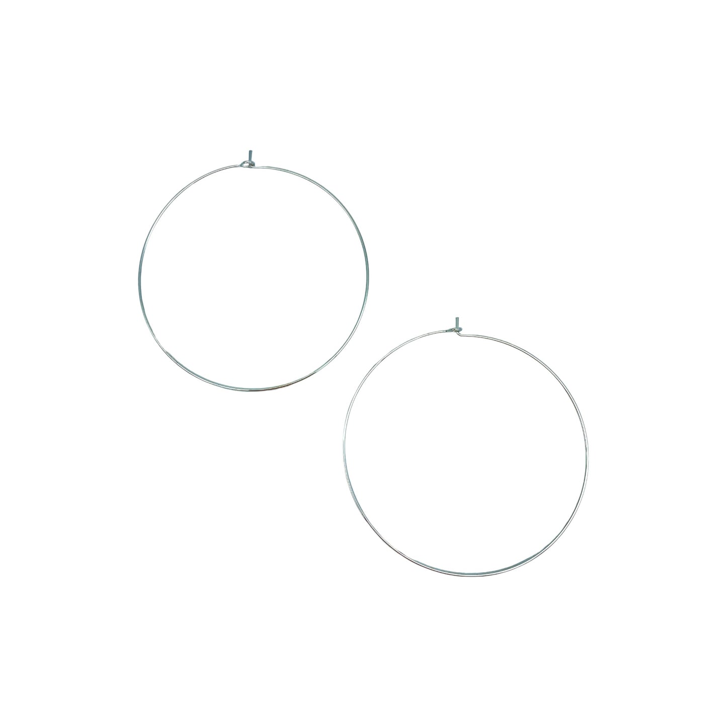 CLASSIC SLIM HOOP EARRINGS (X-LARGE)