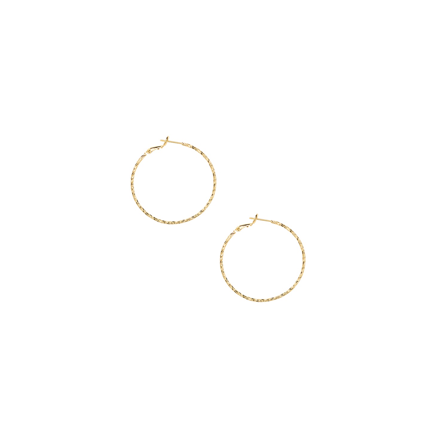 TWISTED HOOP EARRINGS (X-LARGE)