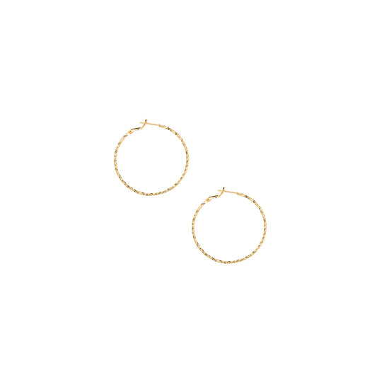 TWISTED HOOP EARRINGS (X-LARGE)