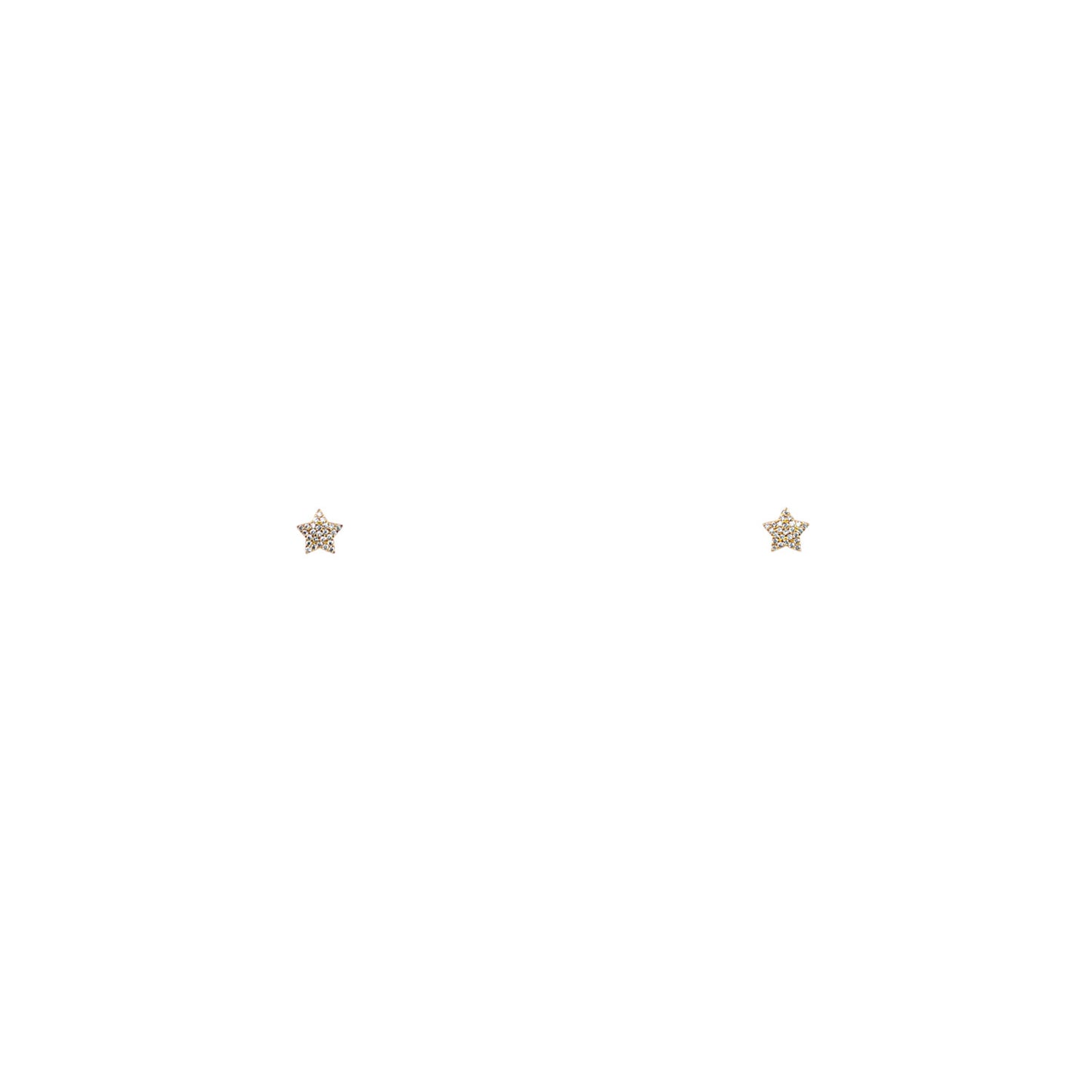 STUDDED STAR EARING