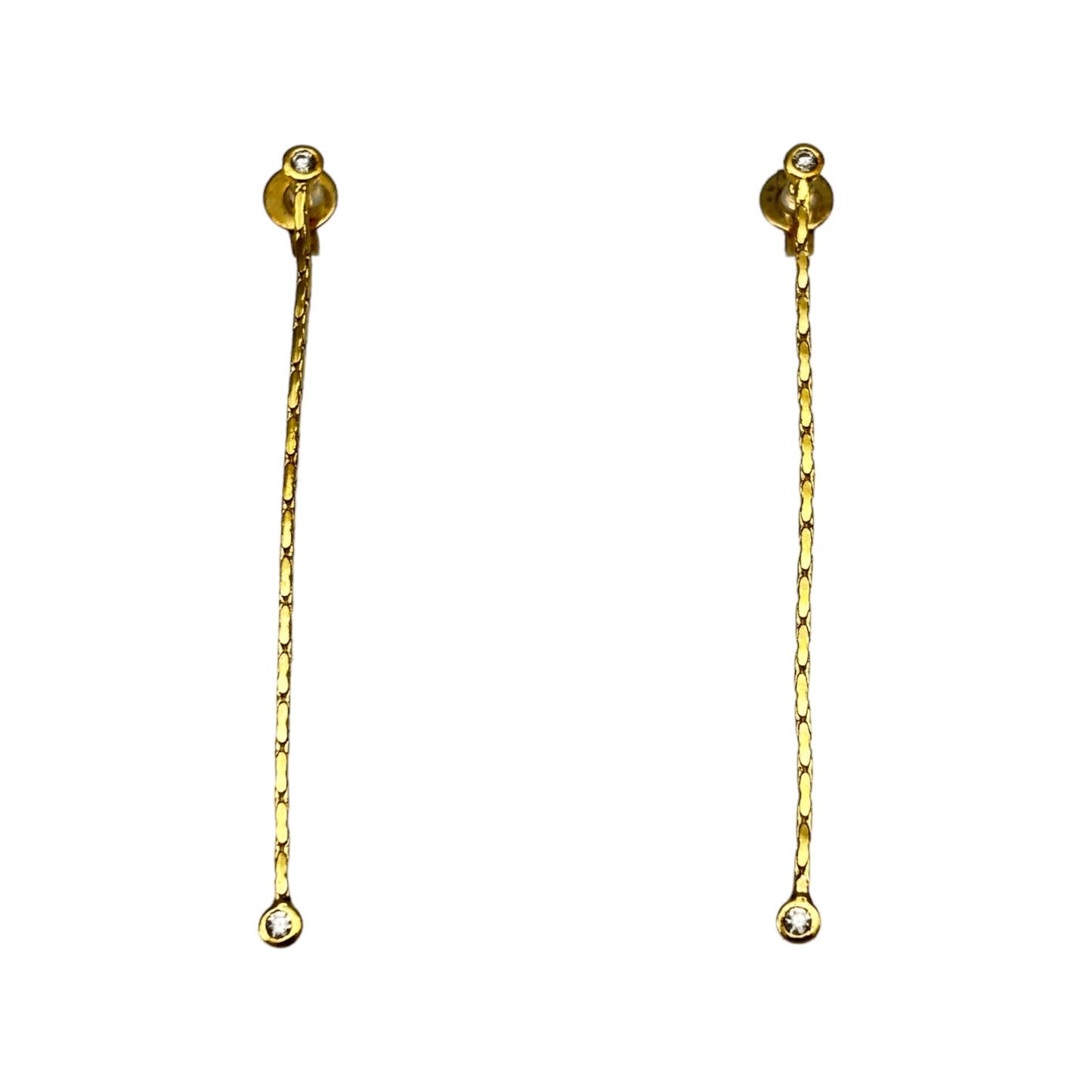 THIN ROPE DROP EARRINGS