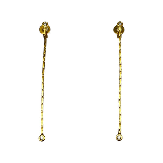 THIN ROPE DROP EARRINGS