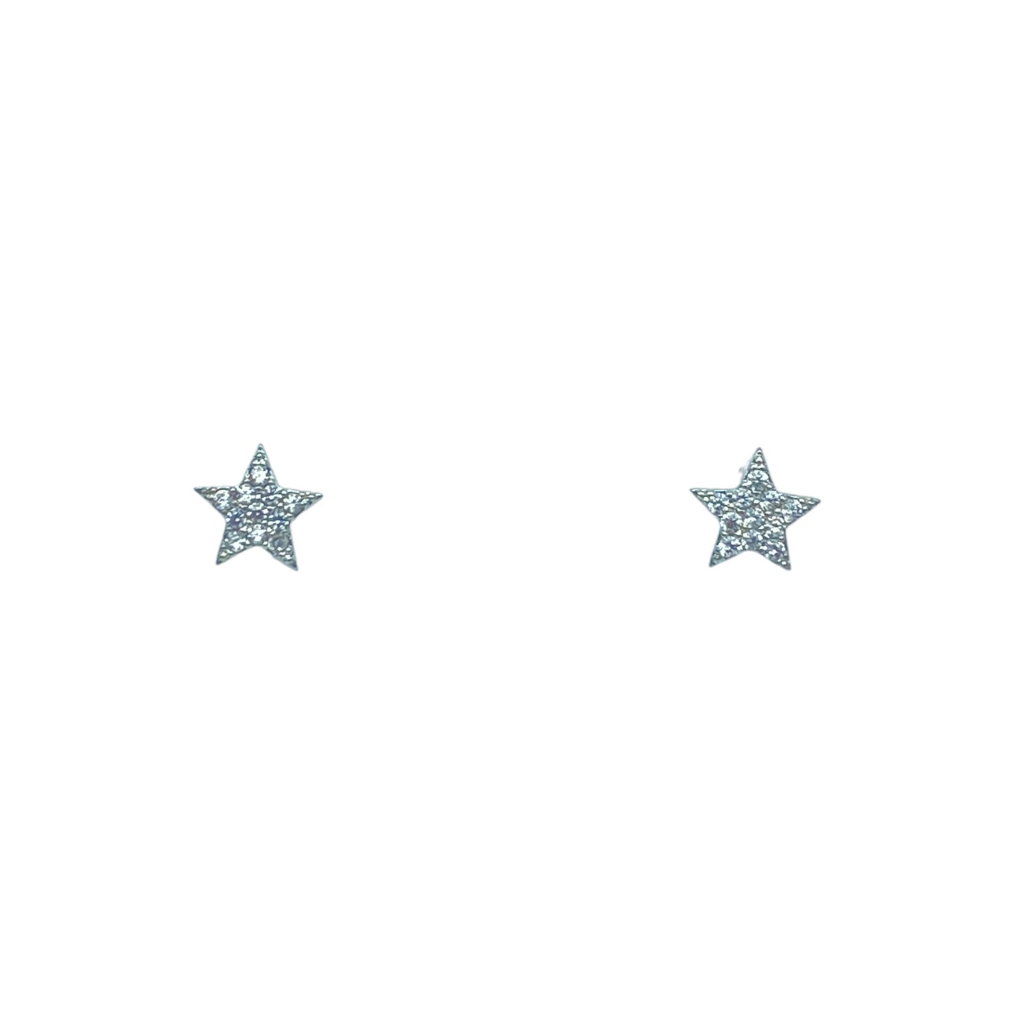 SILVER STAR EARRING