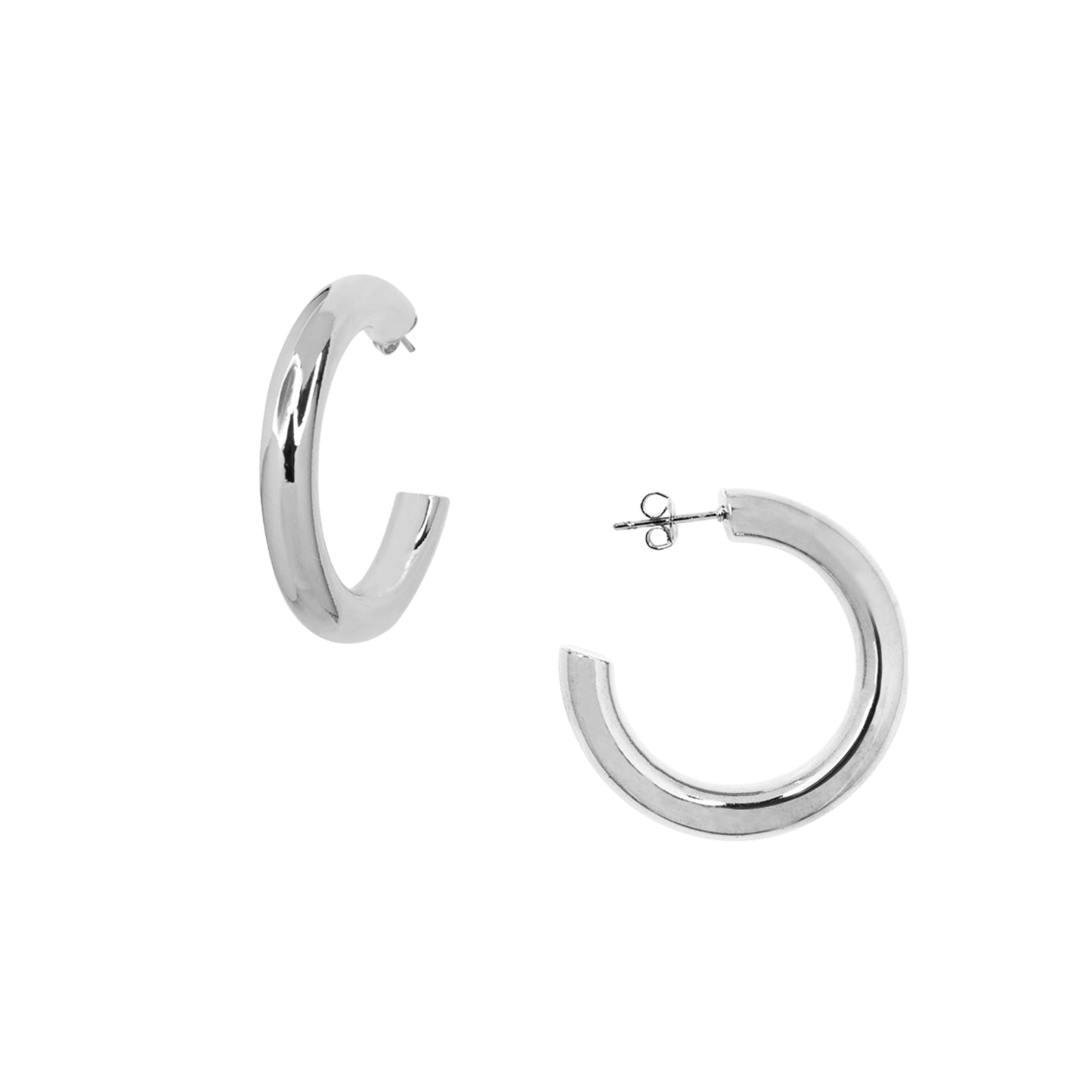 SCENE STEAL HOLLOW HOOP EARRINGS(LARGE)