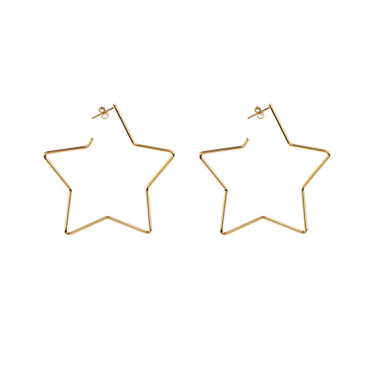 STARRY STARRY HOOP EARRINGS (X-LARGE)