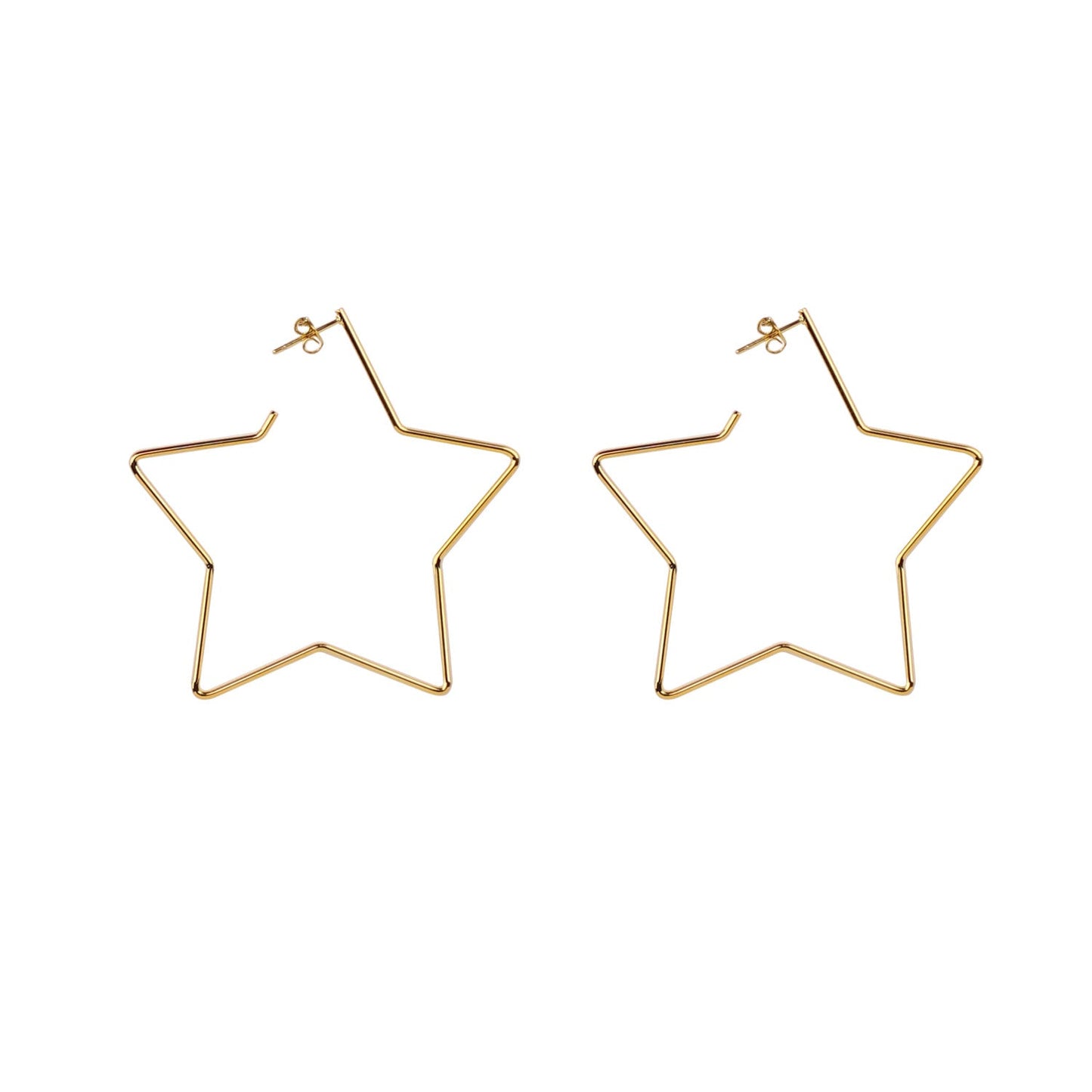 STARRY STARRY HOOP EARRINGS (LARGE)