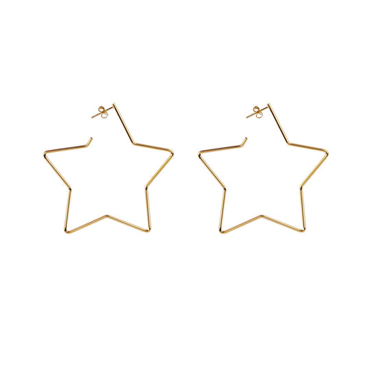 STARRY STARRY HOOP EARRINGS (LARGE)