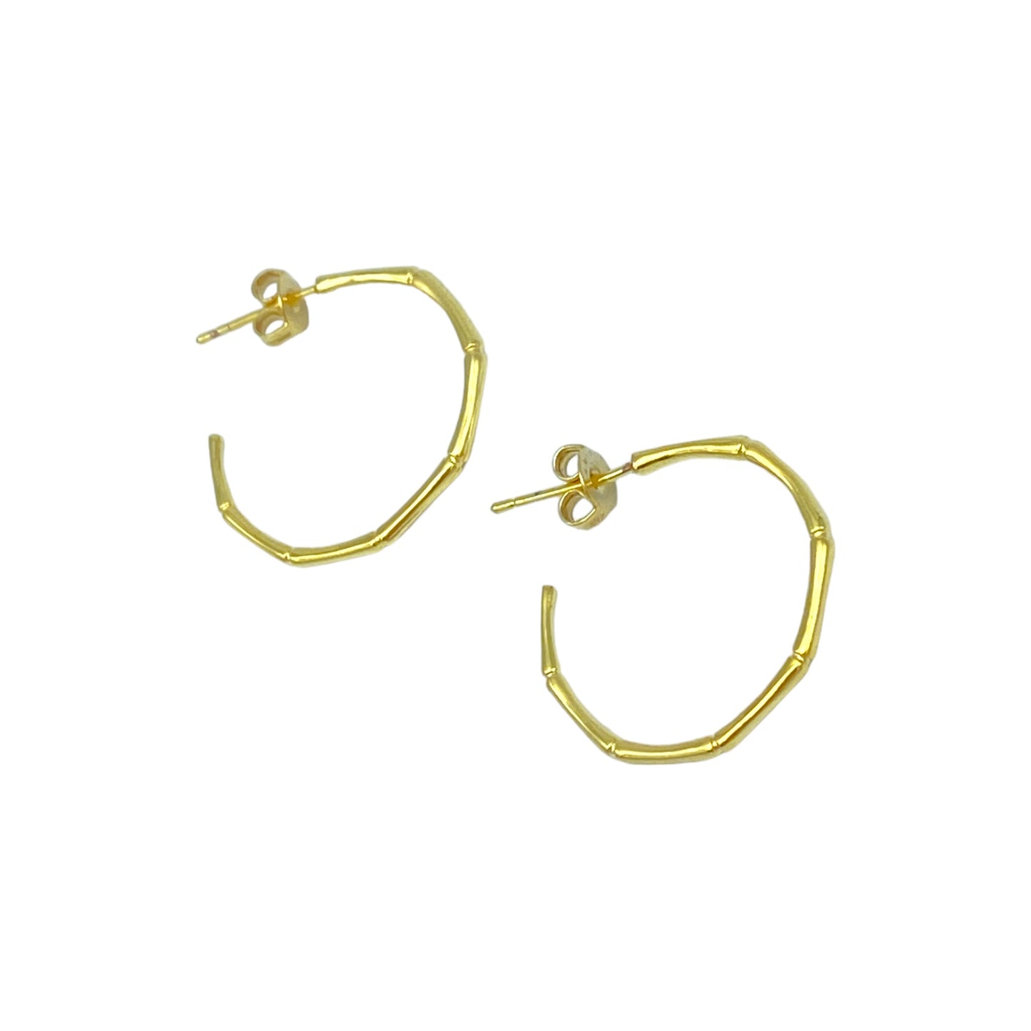 BAMBOO HOOP EARRING