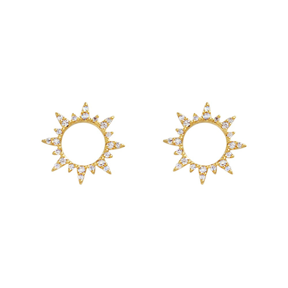 PAVED SUNLIGHT EARRINGS