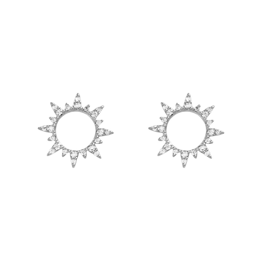 PAVED SUNLIGHT EARRINGS