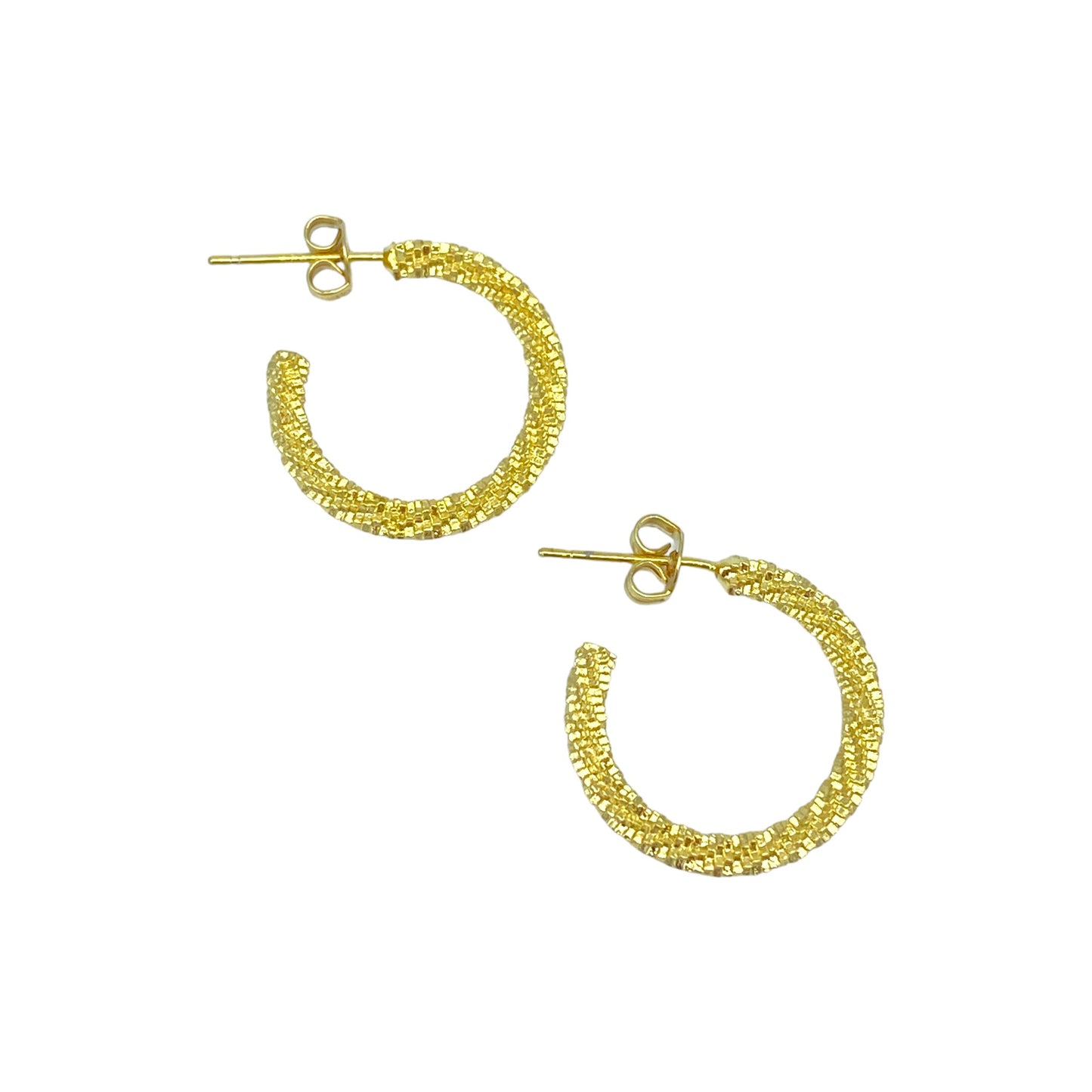 TWISTED ROPE HOOP EARRING (20MM)