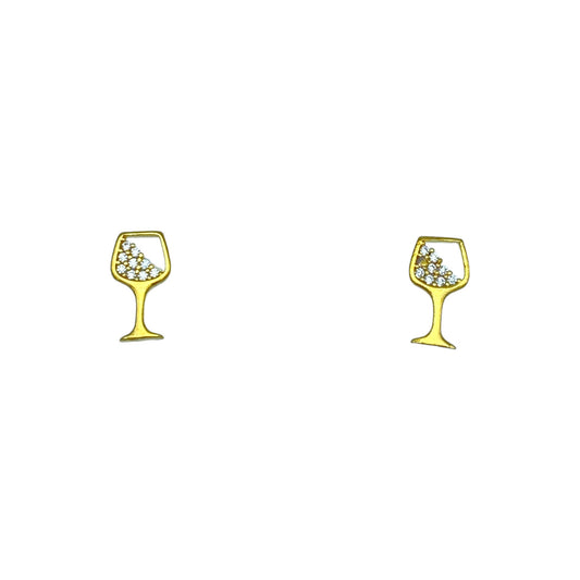 WINE GLASS EARRING