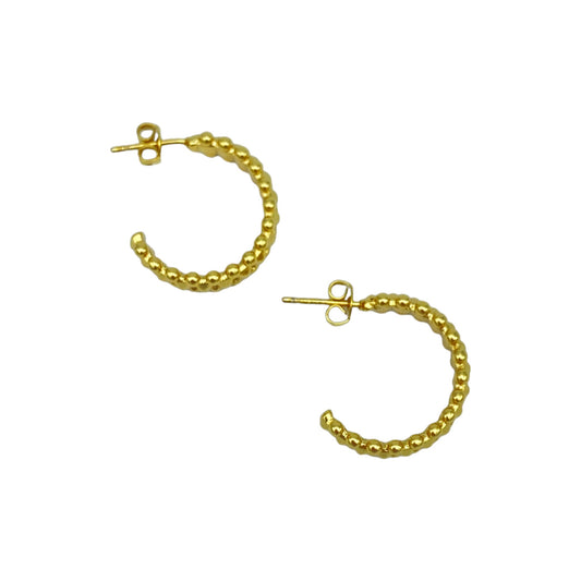 THIN BAGUETTE  HOOP EARRING