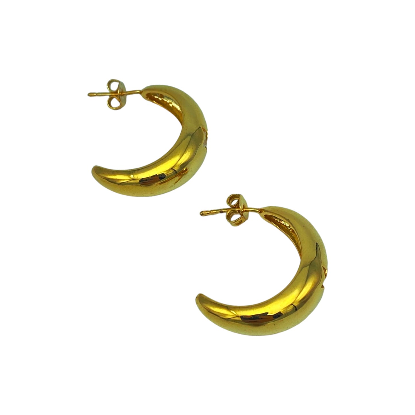 SENSUAL HOOP EARRING (WITH STAR CUBIC)