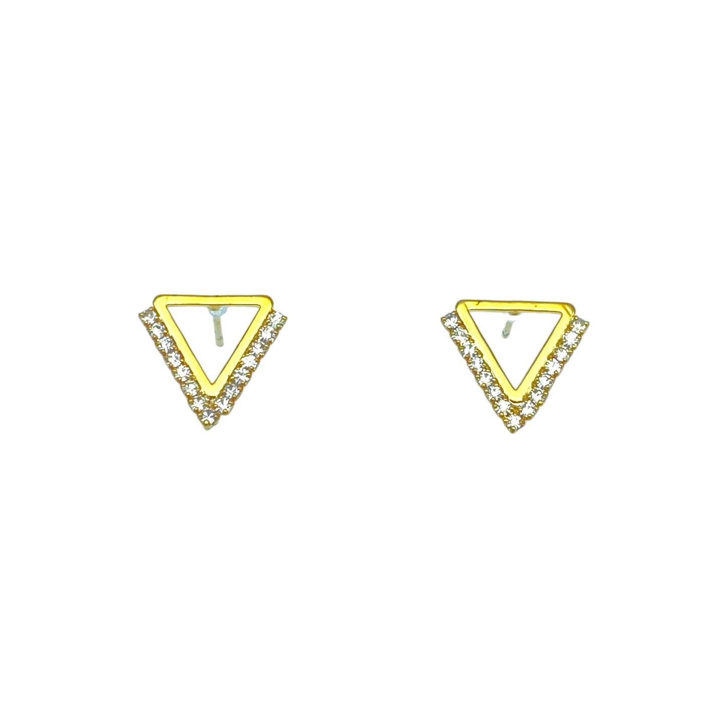 FANCY TRIANGLE EARRING